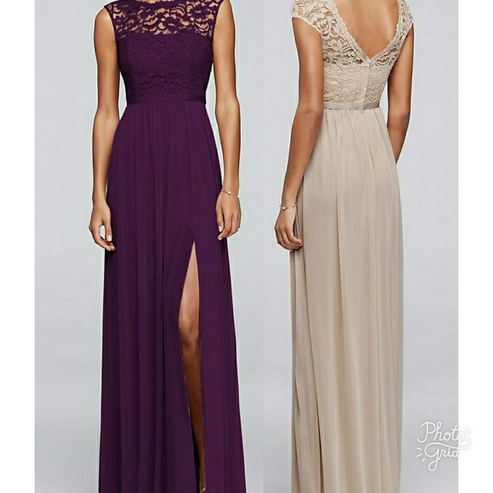 PLUM David's Bridal, Bridesmaid/Prom Dress